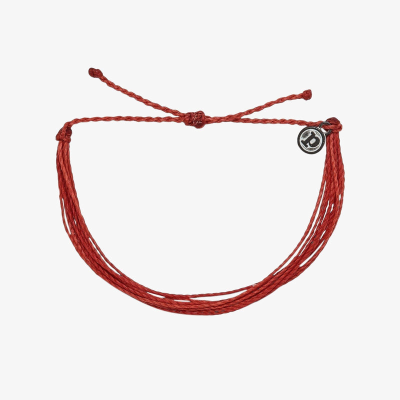 Pura Vida Bright Solid Original Bracelet - Red