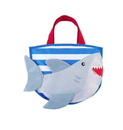 FINAL SALE Mud Pie Shark Beach Tote With Toys