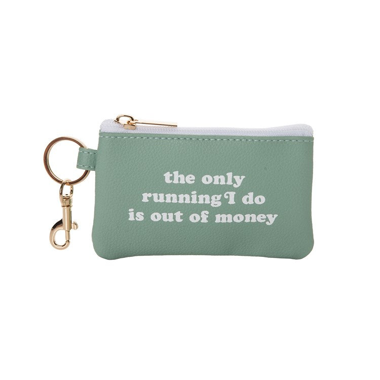 FINAL SALE Totalee Gift - Humorous Zipper Wallet Key Rings - 3 Styles